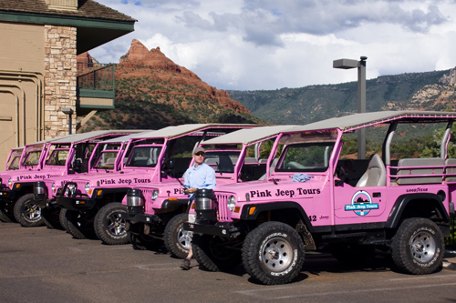Pink Jeeps